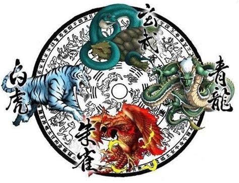 五行神獸|聖獸 [中國神話中的萬獸之祖]:五大神獸青龍、白虎、朱雀、玄武、。